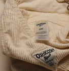 Vintage Baby Oshkosh Bgosh Corduroy Tan Bib Overalls 6 Months Hipster