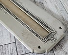 Antique Metal Coffin Name Plate Casket Plaque Funeral Frame Plate Long 