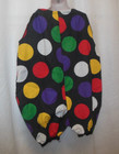 Little Clown Costume Small medium Child 4 To 9 Year Old Dotted Cotton Romper