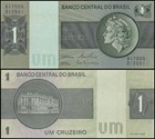 Brazil 1 Cruzeiro  1980 Nd  P-191ac  Unc X 100 Pcs Bundle Pack