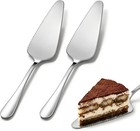 Cake Pie Server Set Of 2  Stainless Steel Serrated Pastry Server Spatula For