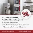 Hobart M802 80 Qt Commercial Bakery Dough Mixer  Bowl And 2 Attachments Included