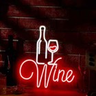 Wine Beer Bar Neon Sign Led Light For Wall Decor Light Up Bar Signs Man Cave Usb
