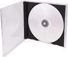 10 Standard 10 4 Mm Jewel Case Single Cd Dvd Disc Storage Assembled Black Tray