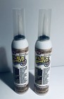 2 Pk Flex Shot Almond Thick Rubber Adhesive Sealant Caulk Bond Seal Can 8 Oz
