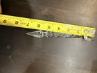 Vintage Clear Cut 7 Inches Total Spearhead Crystal Prism 3-sided