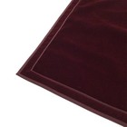 Ralph Lauren Burgundy Velvet  1  Euro Sham Button Closure