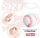 Baseball Stress Ball 25 Pack Mini Baseballs Small Foam Sports Ball Stress Relief