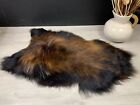 Xxl Sheepskin Brown Genuine Exquisite Beautiful Natural Rug Pelt Throw Pet Bed