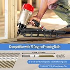 Meite Sn2183f Pneumatic 21 Degree Framing Nailer 2  To 3-1 4  Framing Nail Gun