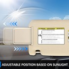 With Lamp Pair Sun Visor For 13-18 Pathfinder 14-17 Infiniti Qx60 13 Jx35 Beige