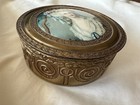 Marie Antoinette 1920   s Brass Powder Box