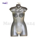 1 New Silver grey  Female Hanging Dress Form Mannequin Woman Clothing Display 