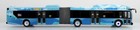 New Flyer Xcelsior Artic Bus Mta Nyc Transit Lga Link  1 87 Scale Rare 