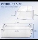W11239961 W10900538 Door Shelf Bin Replacement Compatible For Whirlpool