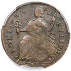 1787 M 33 19-z 1 R-4 Pcgs Au 53 Dbl Connecticut Colonial Copper Coin