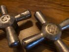 Antique Cold Hot  Water Sink Bathtub Faucet Fixture Brass