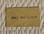 Bill Speidel s  Seattle Underground Tour Ticket Stub 3736 Vintage 1st Year  1966