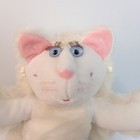 1987 Fisher Price Hallmark Cards Purr Tenders White Cat With Purr Vibration Box