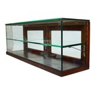 Antique Oak   Beveled Glass Country Store Table Top Candy Display Case C1910