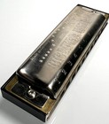 Hohner Harmonica     Key Of C     Y2k - Made In Germany W case Clean  Big River Harp