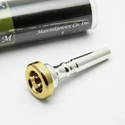 Marcinkiewicz Gold Rim   Cup Flugelhorn Mouthpiece  large Morse Taper   3fld