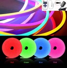 1-20m Led Neon Strips Lights Flex Tube Lamps Silicone Waterproof For Signs Bar