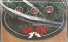 Bucilla Felt Stitchery Kit  majestic Poinsettia  Tree Skirt   3 Ornaments  82329