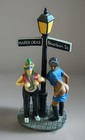 Mardi Gras Souvenir - Rare Vintage Mardi Gras Flashing Women Statue New Orleans