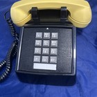 Cortelco 250000 Standard Desk Phone With Volume Control Black Yellow Untested