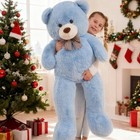  Big Blue Teddy Bear 47 Inch Giant Teddy Bear 4ft Tall  Stuffed Animal For Girls