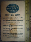Clark s Mileend Cotton Vintage Antique Advertising Print Trade Card Victoria Age