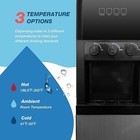 Hbn Bottom Load Water Cooler Dispenser W lack Water Alert  3 Temperature Setting
