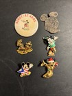 Vintage Walt Disney Mickey Mouse Assorted Button Pins