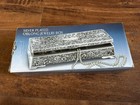 Silver Plated Oblong Jewelry Box With Floral Engraving New In Box