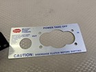 Muncie Air Shift 35m18653 Oem Dump Truck Lever With Plate - Genuine   New