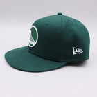 New Era 59fifty Golden State Warriors Nba Fitted Hat Green Size 7 5 8 Flat Bill