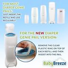 Babybreeze Diaper Pail Refill Bags Compatible With Playtex  Assorted Sizes 