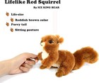 Ice King Bear Reaistic Red Squirrel Stuffed Animal Plush Toy  original  