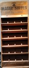 Vintage German Grocery Store Wooden Soup Display Shelf Maggi Suppen