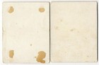 Christmas 2 Victorian Greeting Cards 1880 s Children Charity Old Man Flower Girl