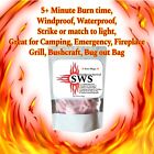 Fire Starters 50 Pack     Wind waterproof  Fire Starting Tinder  Veteran Owned usa