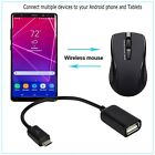 2x Micro Usb B Male To A Female Otg Adapter Converter Cable For Android Samsung