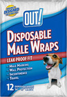 Out  Pet Care Disposable Male Dog Diapers   Absorbent Male Wraps With Leak Proof