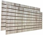 Barnwood Slatwall Panels W  Metal Inserts 24 h X 48 l  set Of 2 Panels 