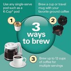 2way Coffee Maker compatible With K-cup Pods Or Grounds single Serve full12c Pot