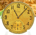 Antique Pocket Watch Movement Elgin Grade 303 12 Size Model 3 7 Jewel Open Face