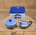 1 Covered Bridge Cream   Sugar Set  There Are No Chips  Cracks Or Scratches 