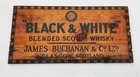 Vintage James Buchanan Co Ltd Black   White Blended Scotch Whisky Whiskey Crate