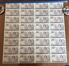 Nz  10 X 32 Uncut Sheet 1990 150th Ann Treaty Of Waitangi  aaa  1st Prefix Rare 